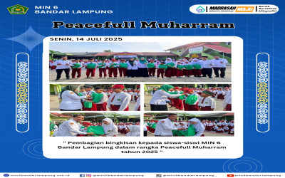 Peaccefull Muharram MIN 6 Bandar Lampung
